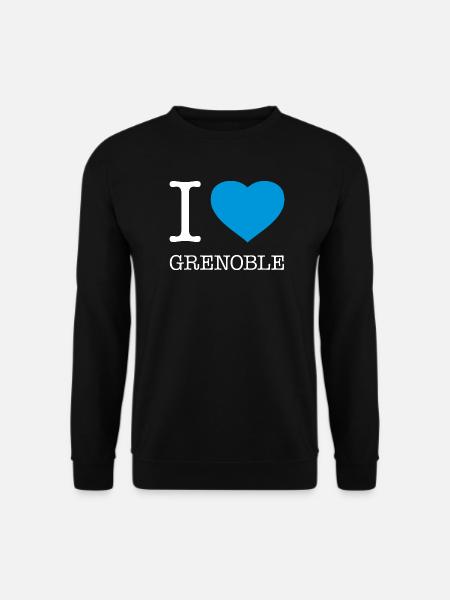 J’ADORE GRENOBLE - Sweat-shirt Unisexe - noir