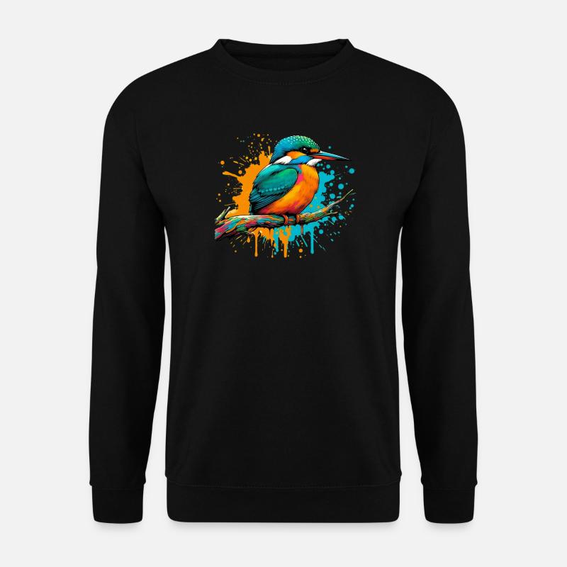 Eisvogel - Unisex Pullover - Schwarz