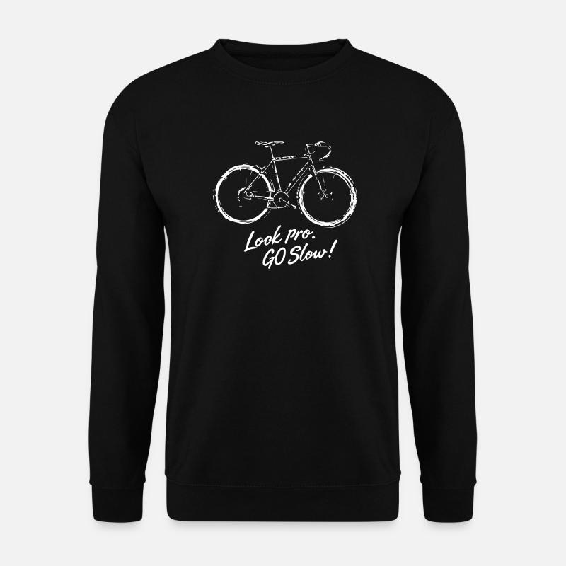 Lock Pro Go Slow Fahrrad - Unisex Pullover - Schwarz