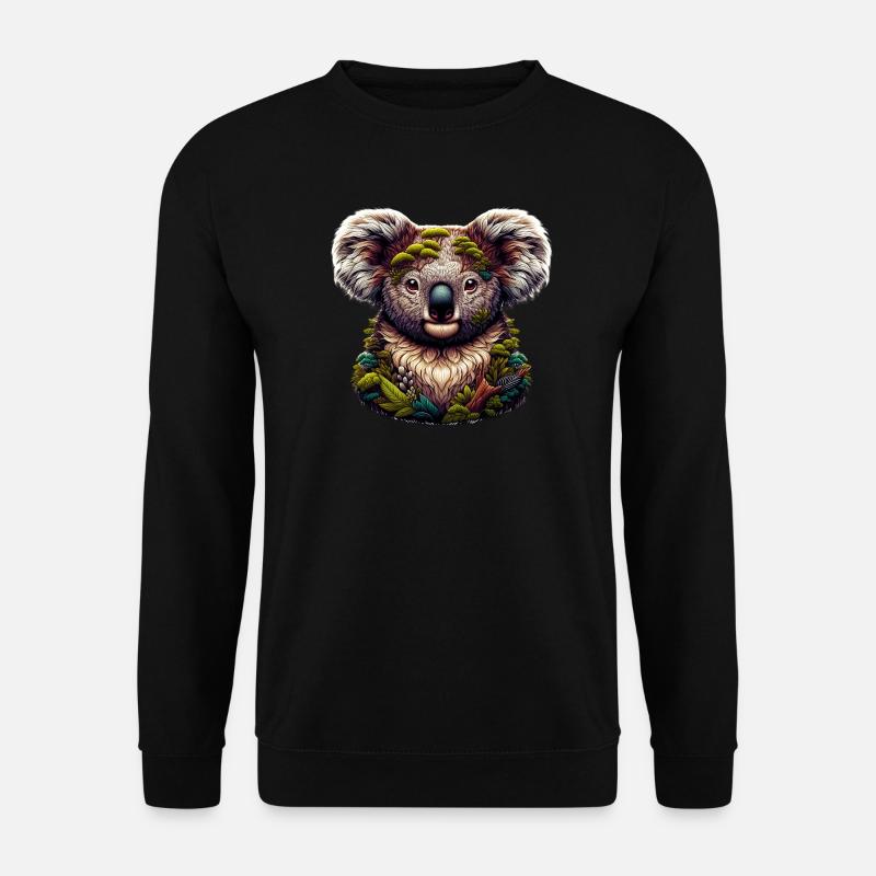 Koala - Unisex Sweatshirt - black