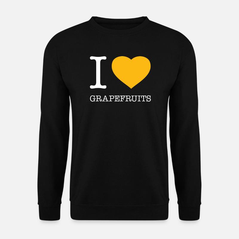 I LOVE GRAPEFRUITS - Unisex Sweatshirt - black