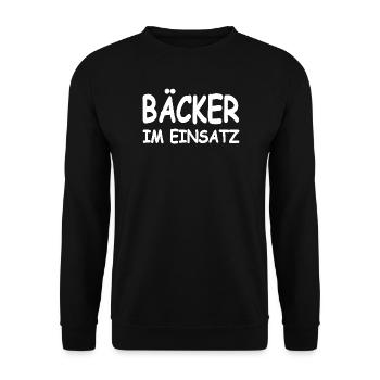 Boulanger - Sweat-shirt Unisexe - noir - Devant - Alina (178cm) & Michal (187cm)