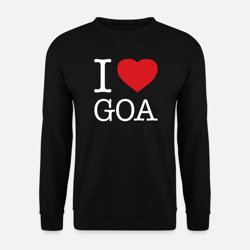 I LOVE GOA - Unisex Pullover - Schwarz