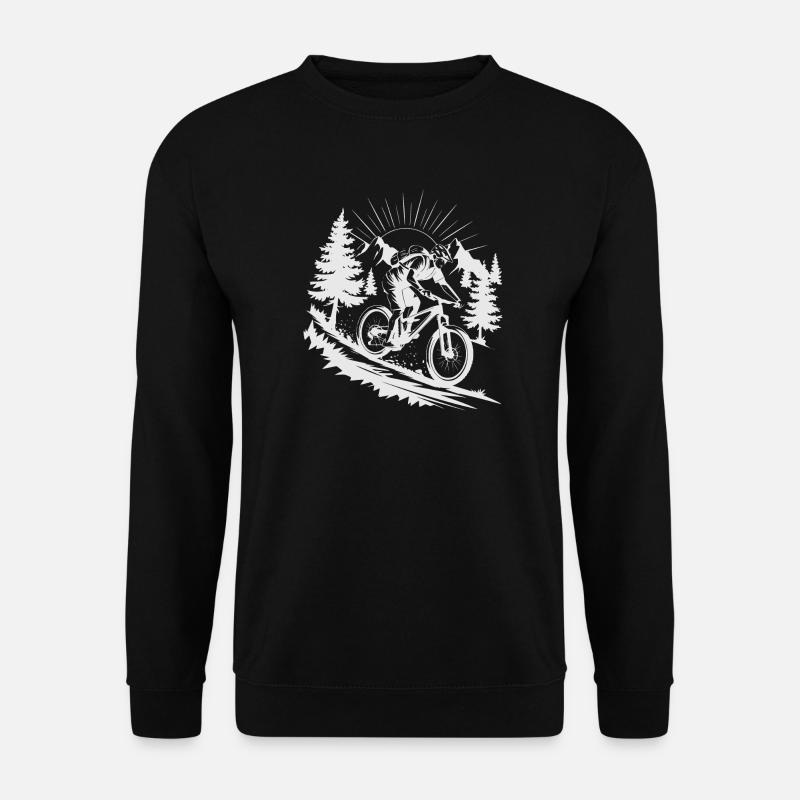 MTB Mountainbike - Unisex Pullover - Schwarz