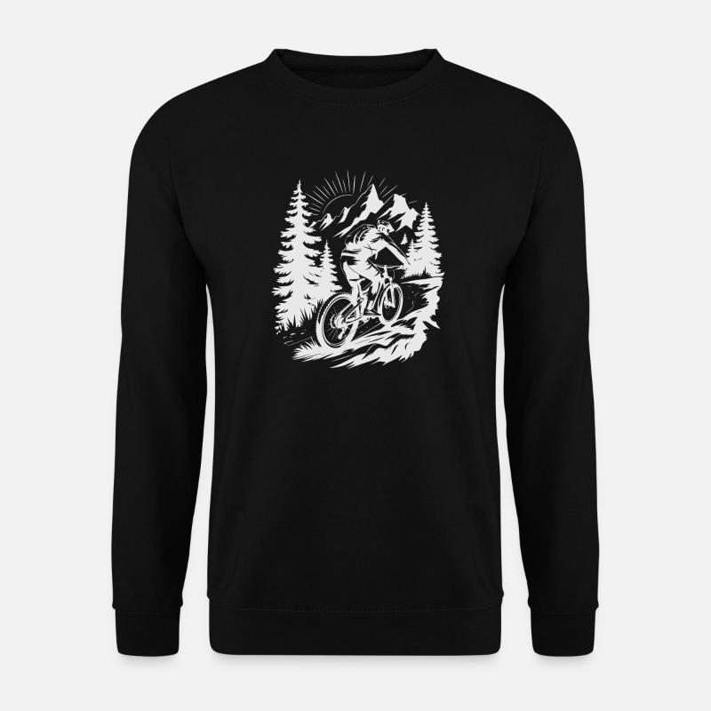 MTB Mountainbike - Unisex Pullover - Schwarz