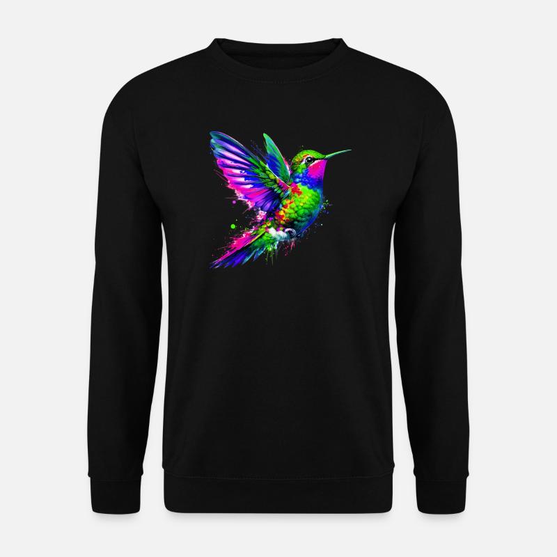 Kolibri - Unisex Pullover - Schwarz