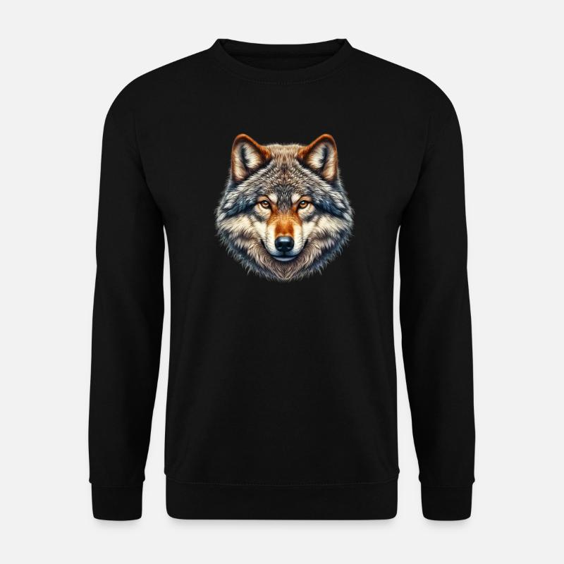 Wolf - Unisex Sweatshirt - black