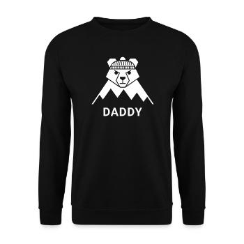 Bär Babybär Vater Vater Sohn Matching - Unisex Pullover - Schwarz - Vorne - Alina (178cm) & Michal (187cm)
