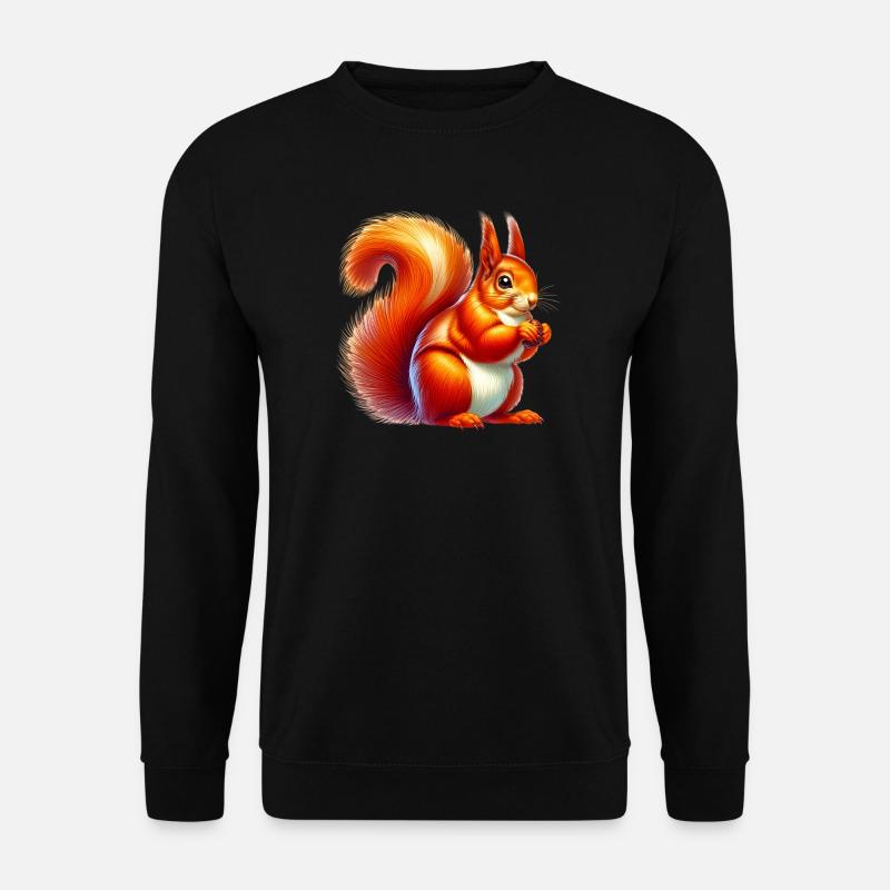 Squirrel - Unisex Sweatshirt - black
