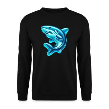 Hai - Unisex Pullover - Schwarz - Vorne - Alina (178cm) & Michal (187cm)