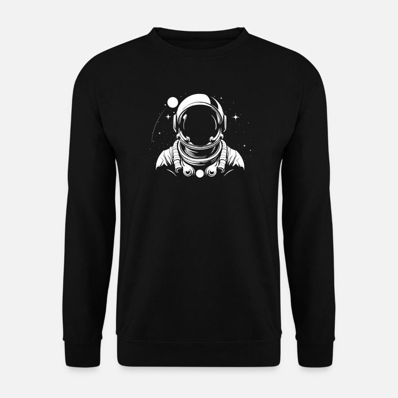 Astronaute Noir et Blanc - Sweat-shirt Unisexe - noir
