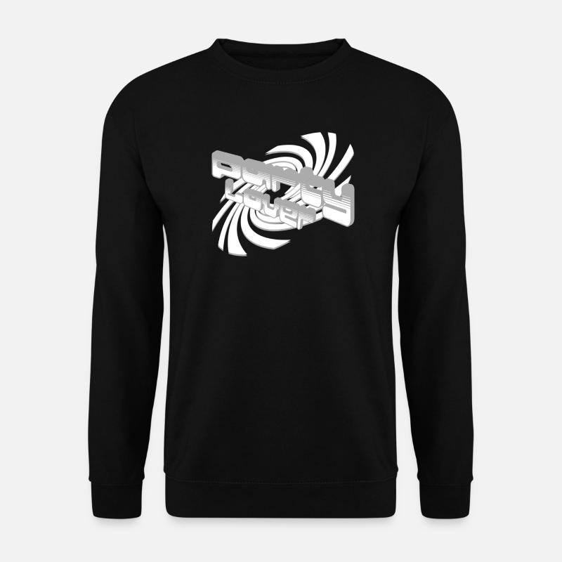3D Klangwellen Schrift-Design - Unisex Pullover - Schwarz
