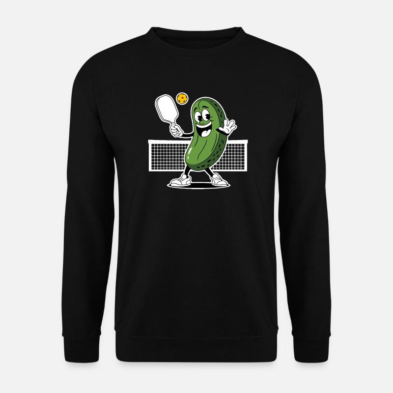 Dill mit Pickleball-Spieler - Unisex Pullover - Schwarz