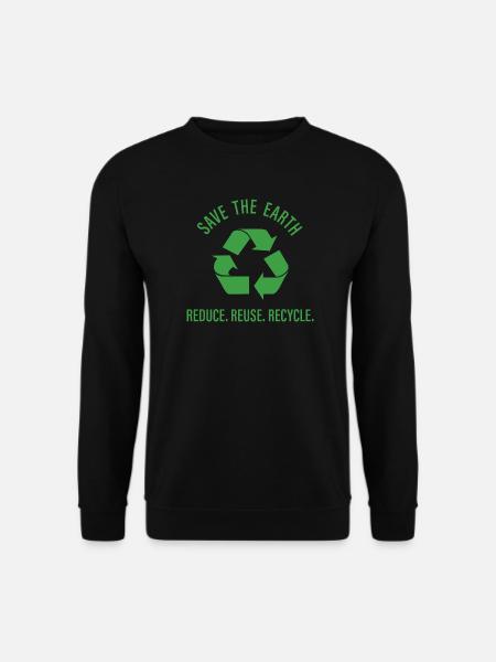 Reduce Reuse Recycle - Unisex Sweatshirt - black