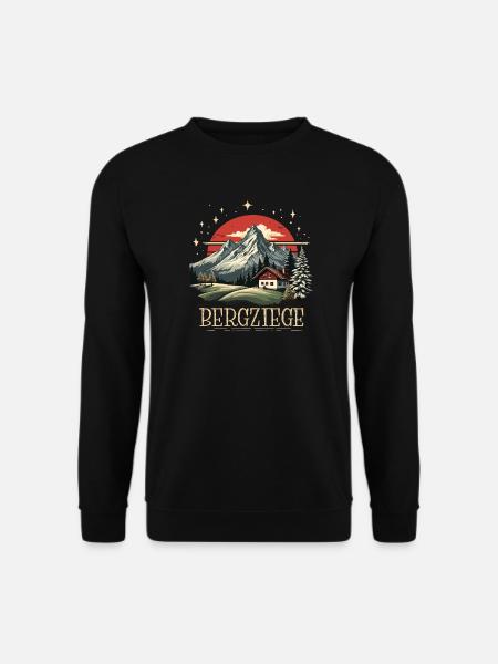 Bergziege - Unisex Pullover - Schwarz
