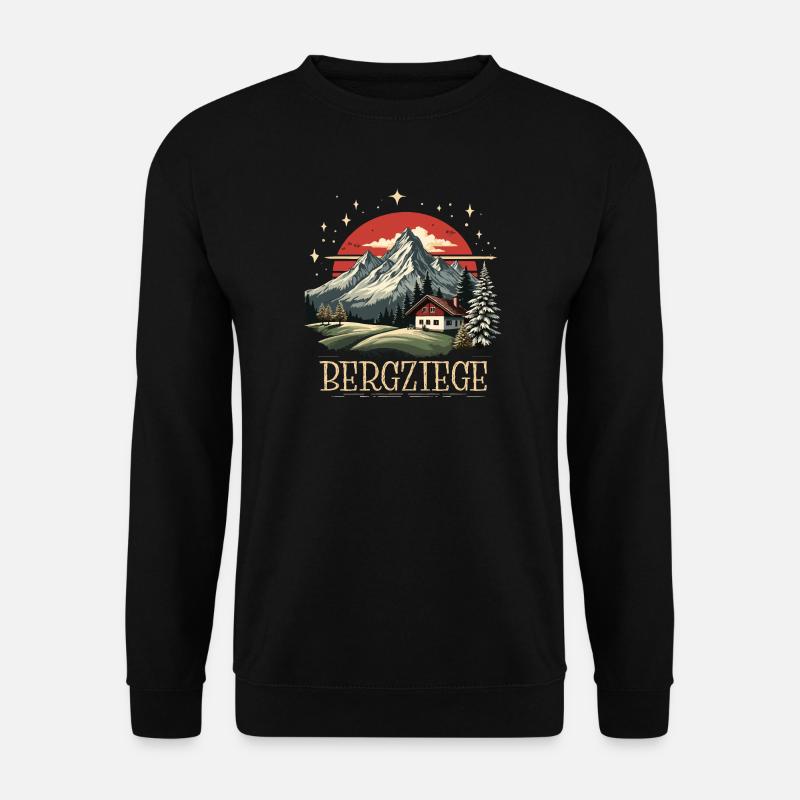 Bergziege - Unisex Pullover - Schwarz