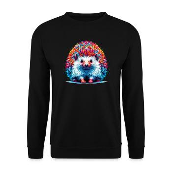 Hérisson - Sweat-shirt Unisexe - noir - Devant - Alina (178cm) & Michal (187cm)