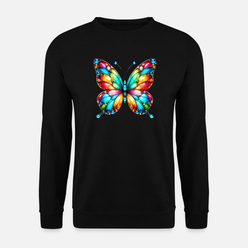 Butterfly - Unisex Sweatshirt - black