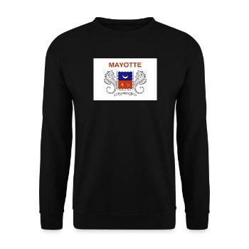 Mayotte - Unisex Sweatshirt - black - Front - Alina (178cm) & Michal (187cm)