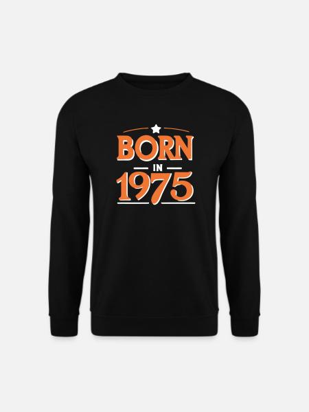 Geboren 1975 – 50 Jahre Retro Kult - Unisex Pullover - Schwarz