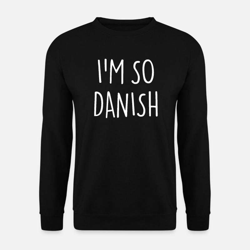 IM SO DANISH Denmark Dänemark - Unisex Sweatshirt - black
