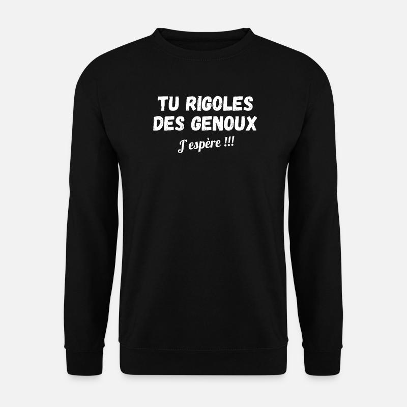 lustiger Satz, Zitat, Sarkasmus - Unisex Pullover - Schwarz