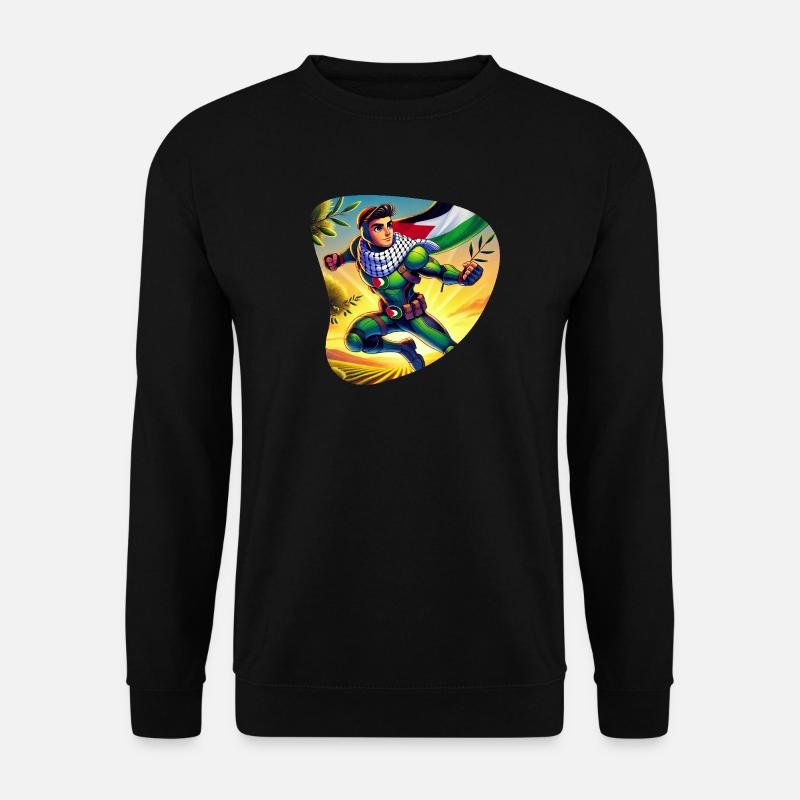 Falastin Hero - Unisex Pullover - Schwarz
