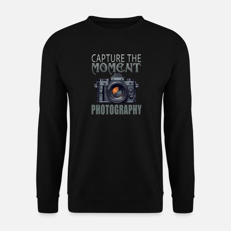 Capture the Moment - Unisex Pullover - Schwarz
