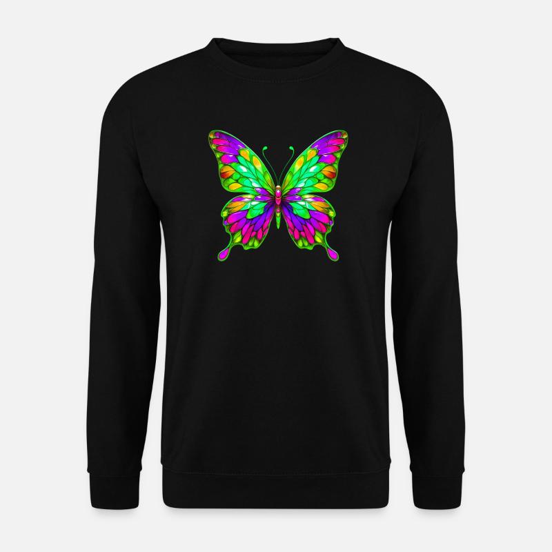 Schmetterling - Unisex Pullover - Schwarz