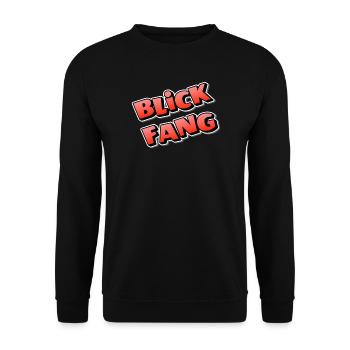 BLICK FANG - Unisex Pullover - Schwarz - Vorne - Alina (178cm) & Michal (187cm)
