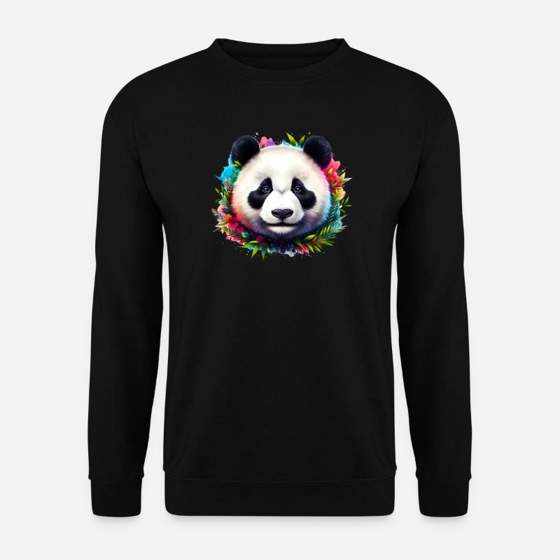 Panda - Unisex Sweatshirt - black