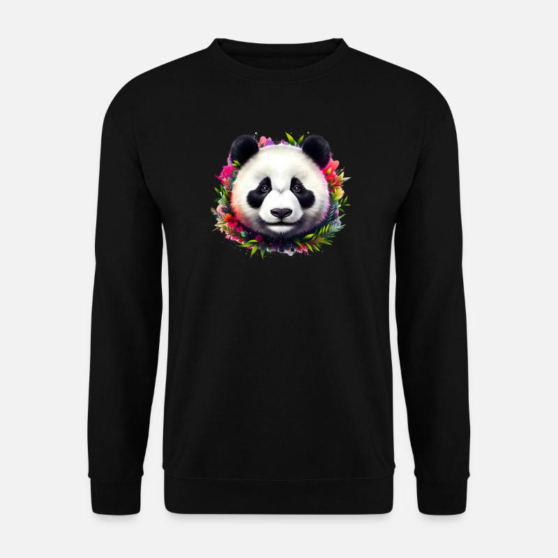 Panda - Unisex Sweatshirt - black