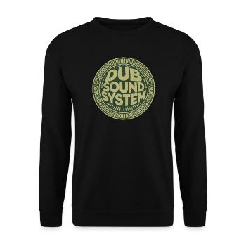 dub sound system - Unisex Sweatshirt - black - Front - Alina (178cm) & Michal (187cm)