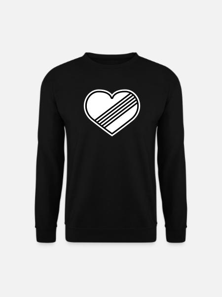 Full throttle heart against speed limit - Unisex Sweatshirt - black