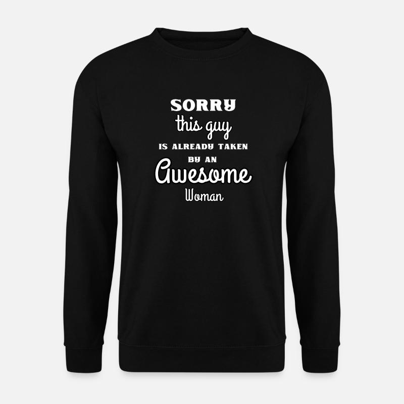 Von einer großartigen Frau aufgenommen - Unisex Pullover - Schwarz