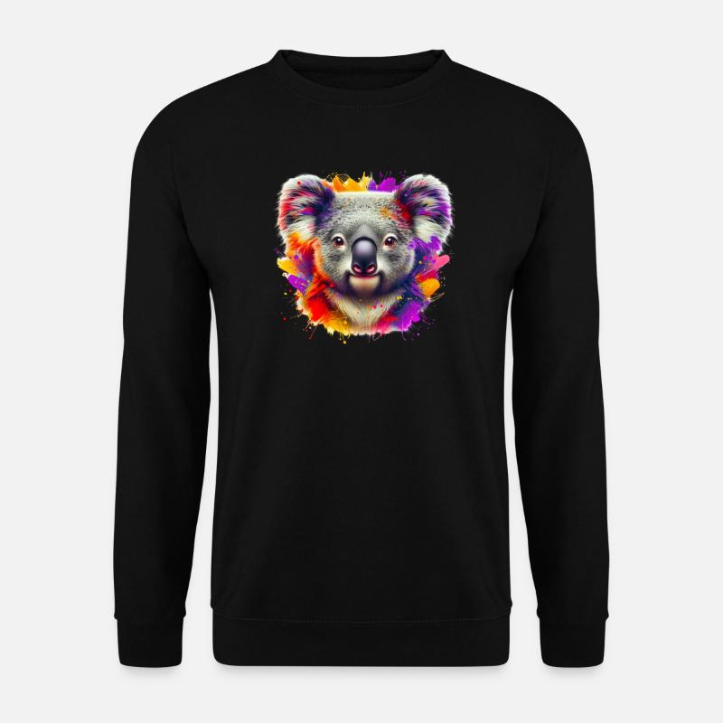 Koala - Unisex Pullover - Schwarz