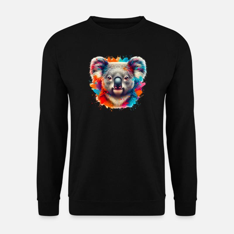 Koala - Unisex Pullover - Schwarz