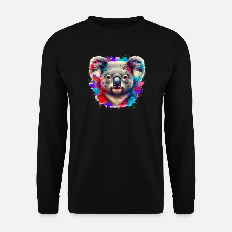 Koala - Unisex Pullover - Schwarz