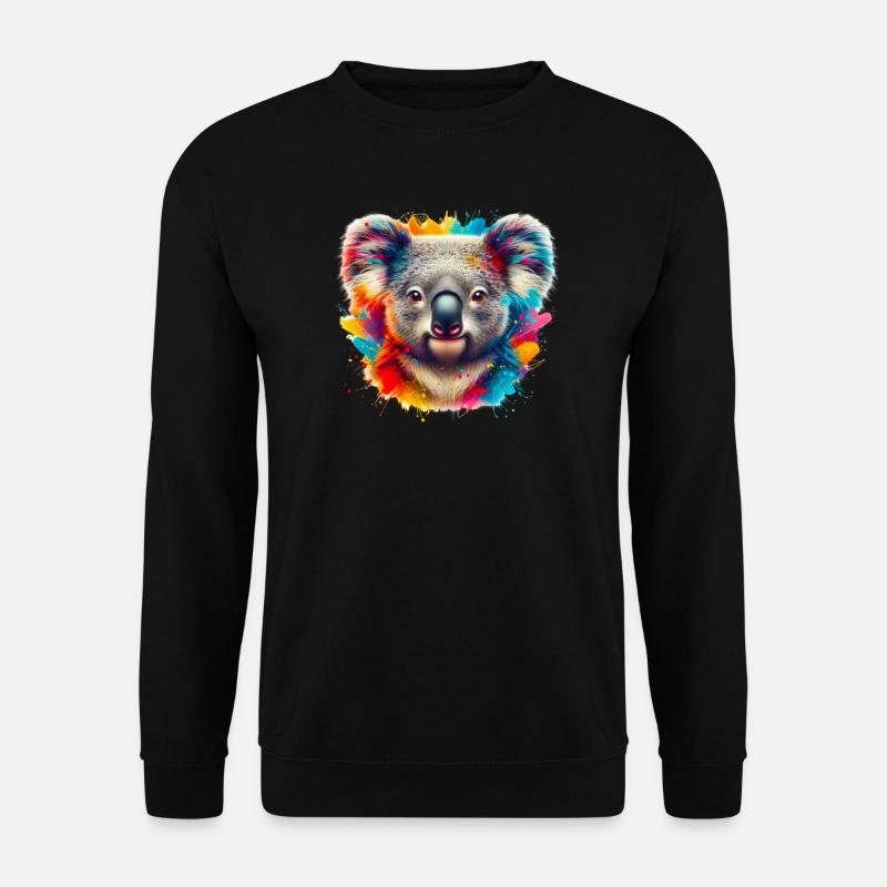 Koala - Unisex Pullover - Schwarz