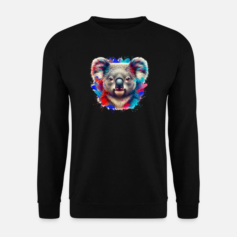 Koala - Unisex Pullover - Schwarz