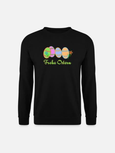 Ostereier zu Ostern - Unisex Pullover - Schwarz