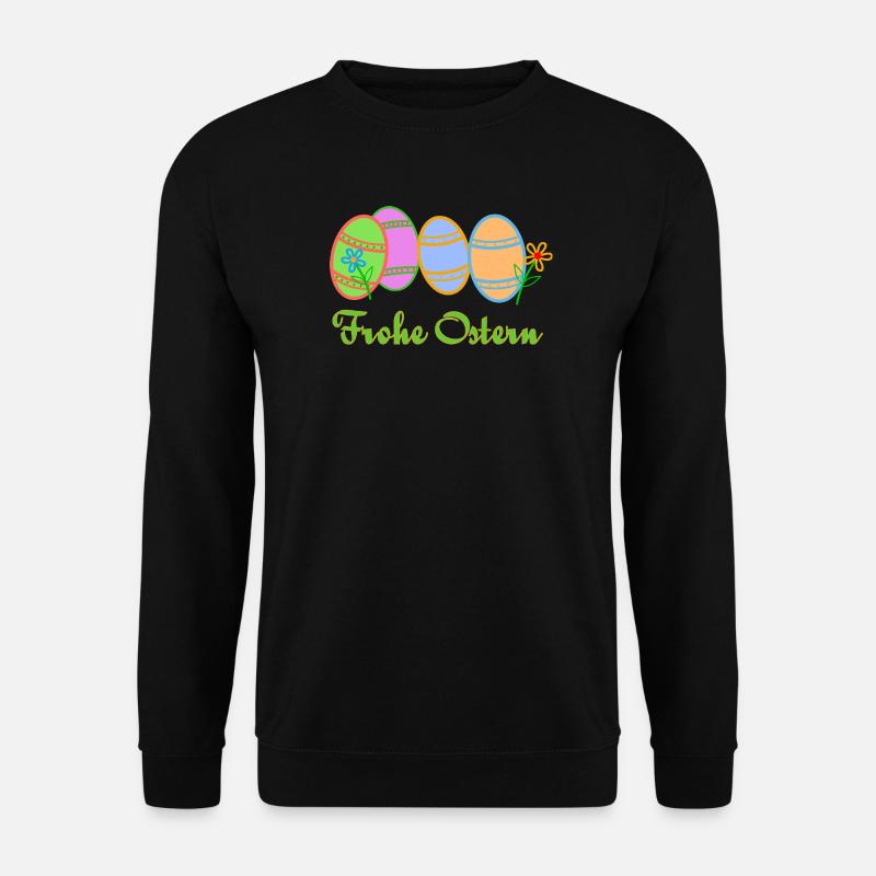 Ostereier zu Ostern - Unisex Pullover - Schwarz