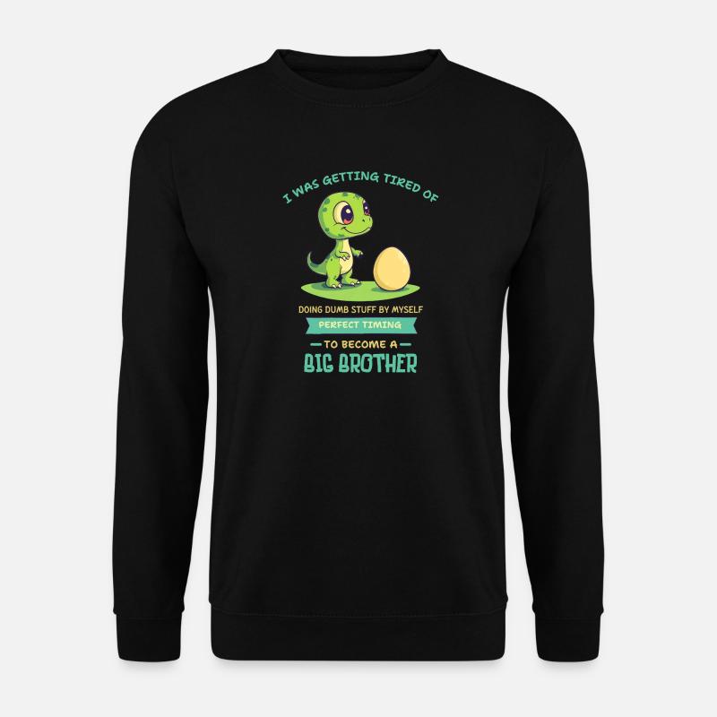 Grumpy Fussy Fetter Text Logo - Unisex Pullover - Schwarz