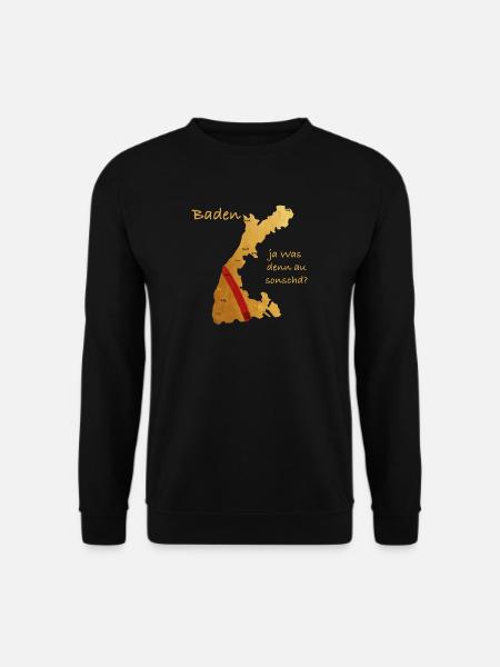 Baden - ja was denn au sonschd? - Unisex Pullover - Schwarz