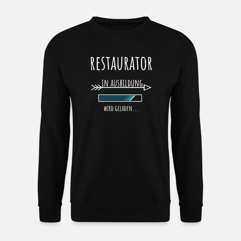 Restaurator Ausbildung Beruf Geschenk - Unisex Pullover - Schwarz