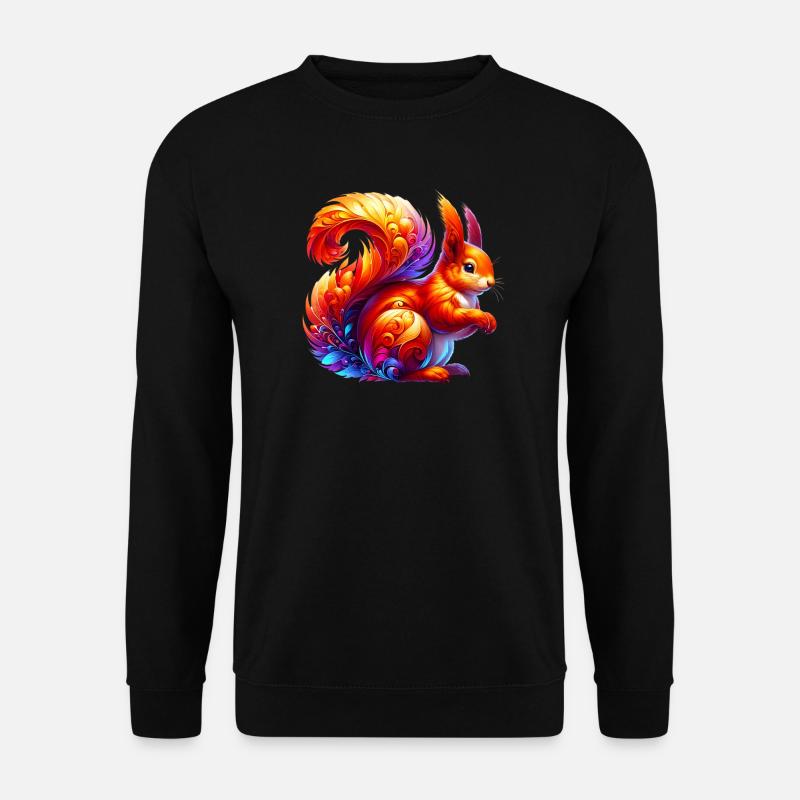 Eichhörnchen - Unisex Pullover - Schwarz