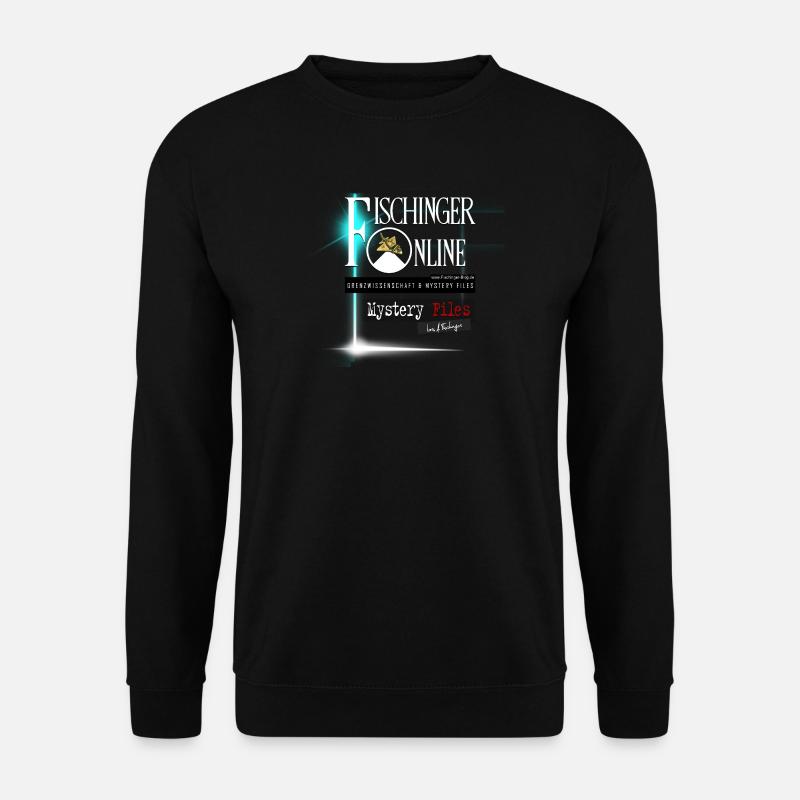 Fischinger-Online mit Mystery Files gekürzt + URL - Unisex Pullover - Schwarz