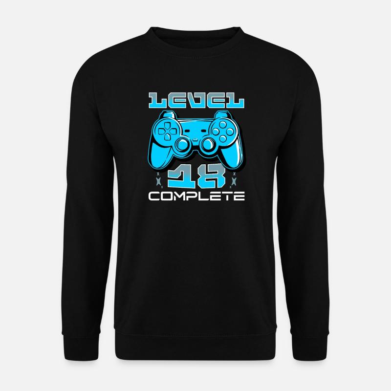 Level 18 Complete Gamepad - Unisex Sweatshirt - black