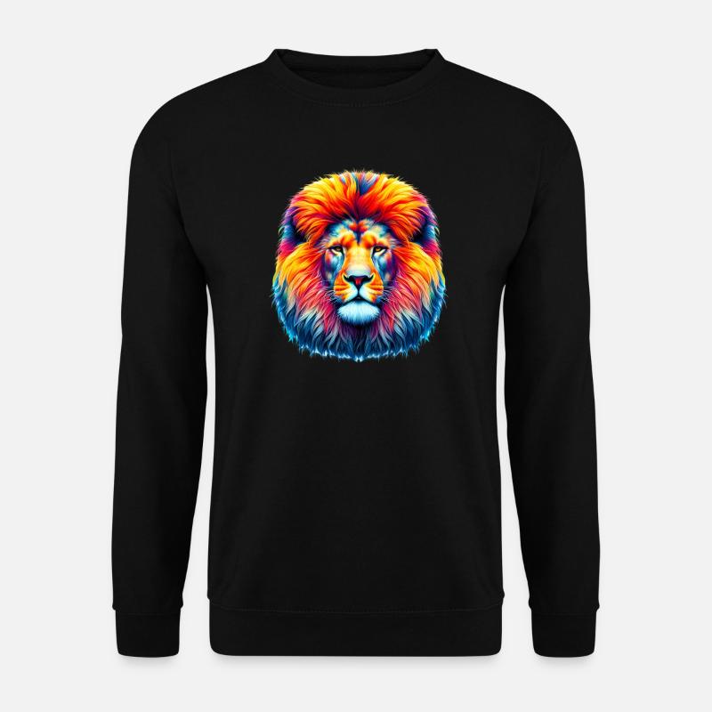 Lion - Unisex Sweatshirt - black