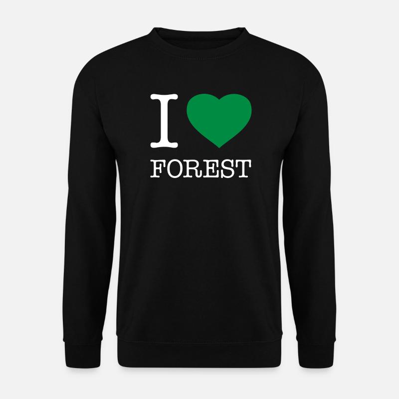 J’ADORE LA FORÊT - Sweat-shirt Unisexe - noir